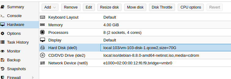 Cómo incrementar el tamaño de una partición de disco duro en Debian + Proxmox