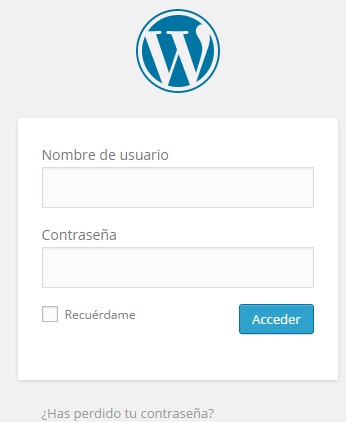Login WordPress wp-admin