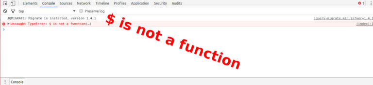 Featured image for [Solucion] $ is not a function en wordpress