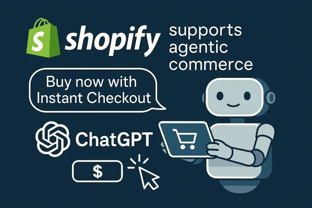 Featured image for Agentic commerce en Shopify: la última noticia que debe motivarte a migrar ya