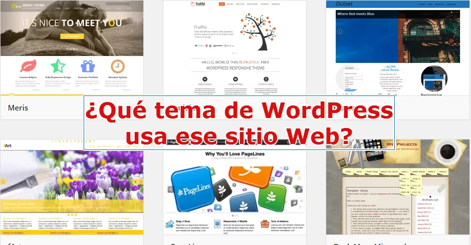 Featured image for Cómo saber qué tema de WordPress usa una página Web